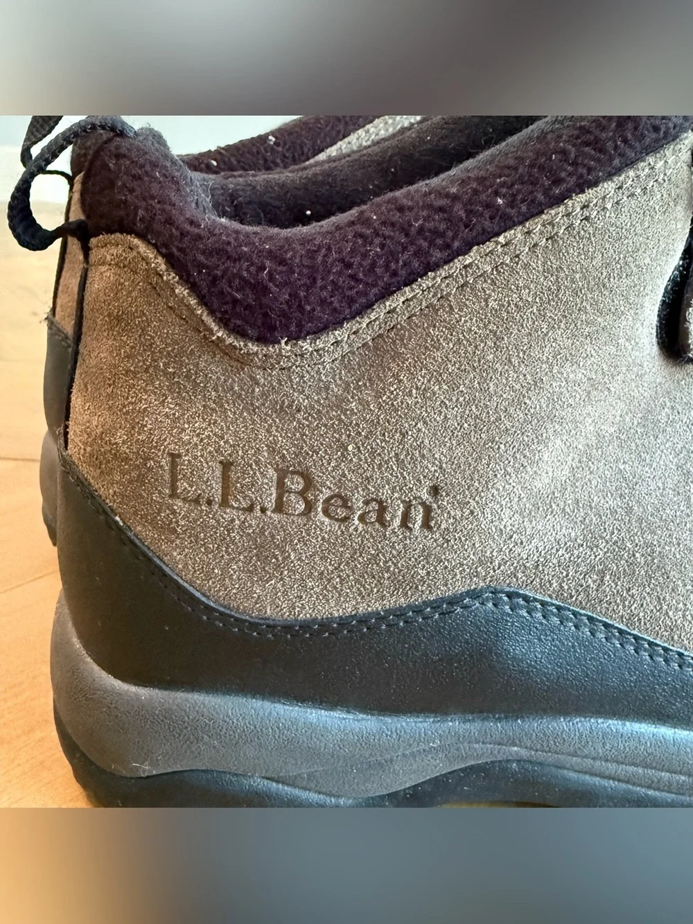 LL Bean men’s size 7.5 hiking, snow boot